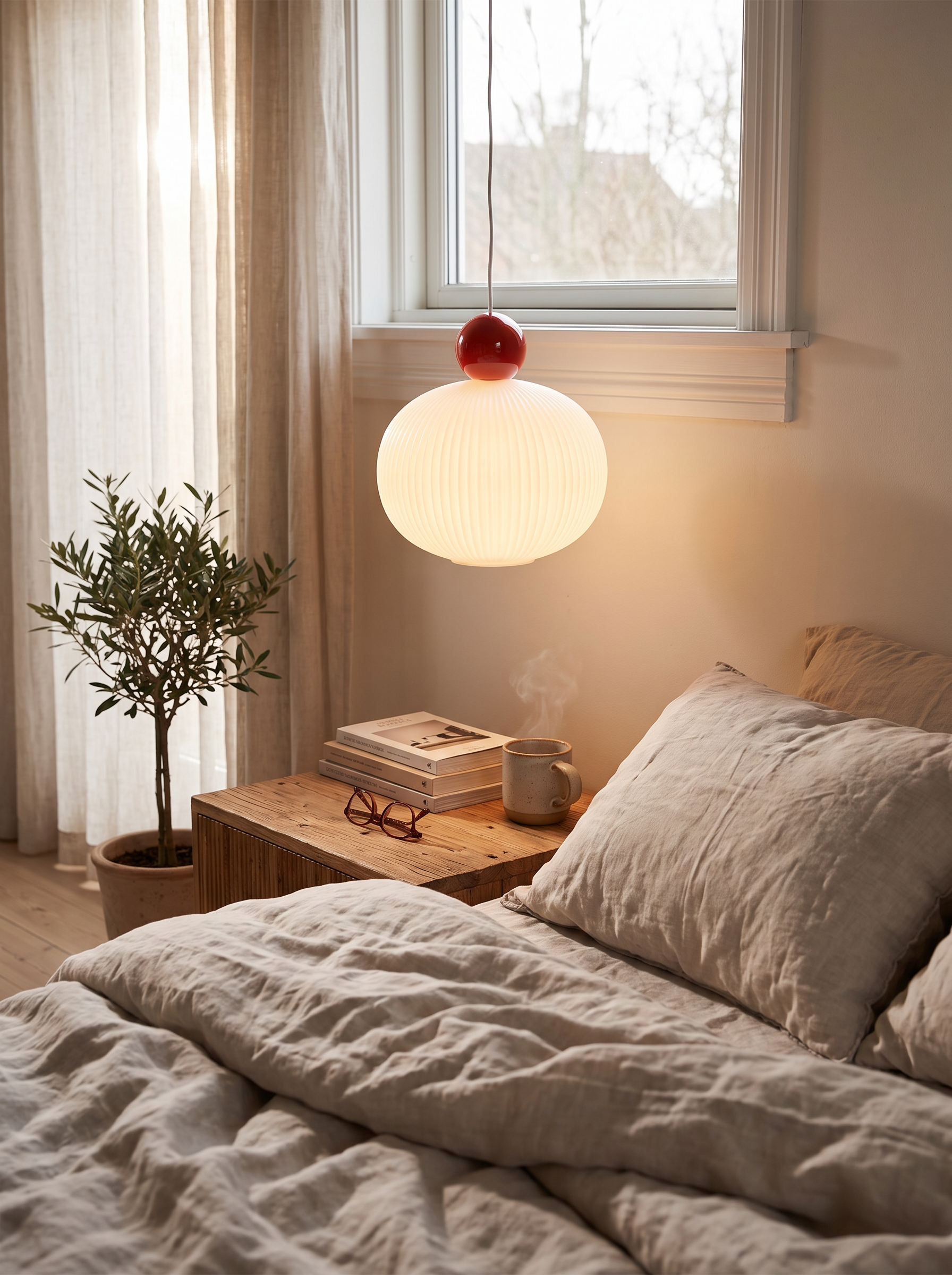 Nordic Pumpkin Pendant Light - A Warm, Inviting Glow