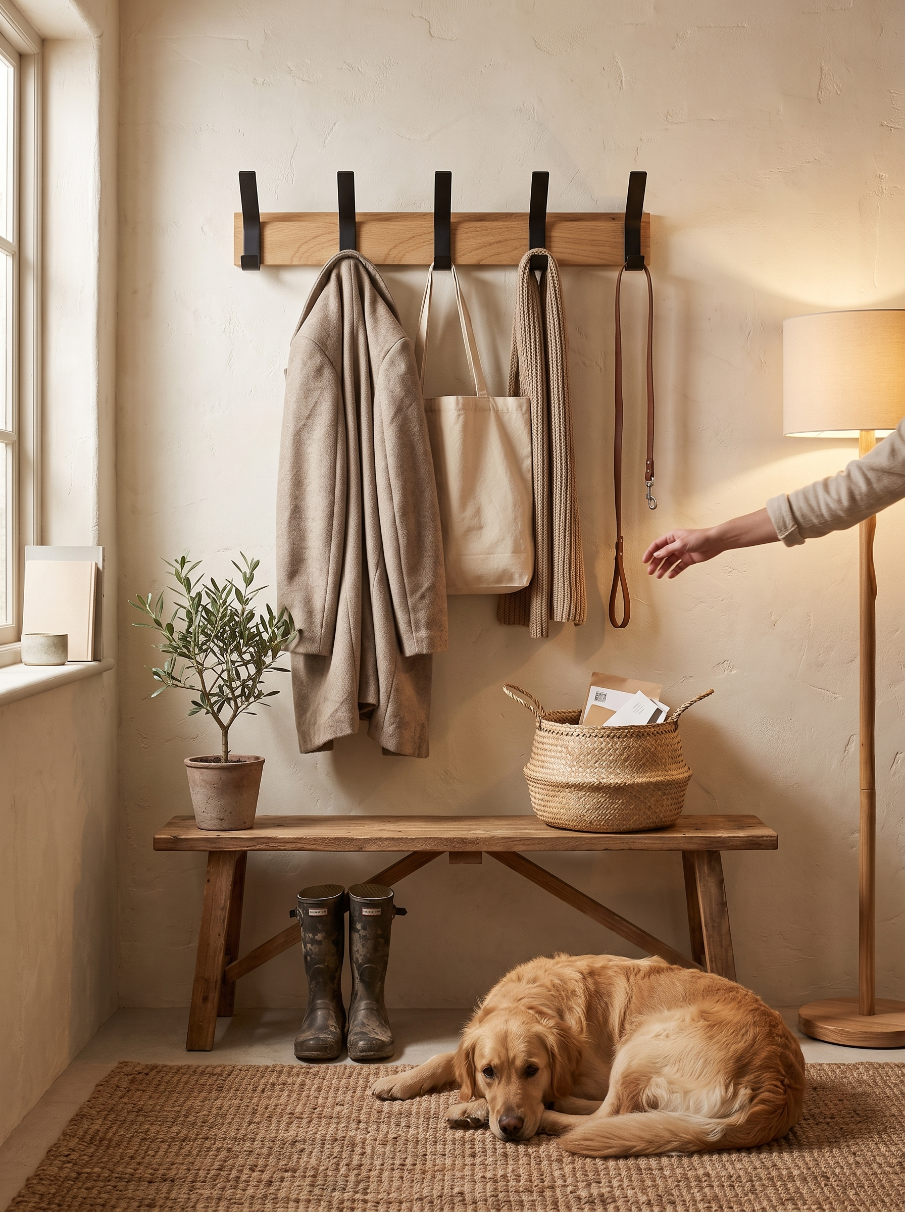 Nordic Wall Coat Rack - Hooks That Adapt
