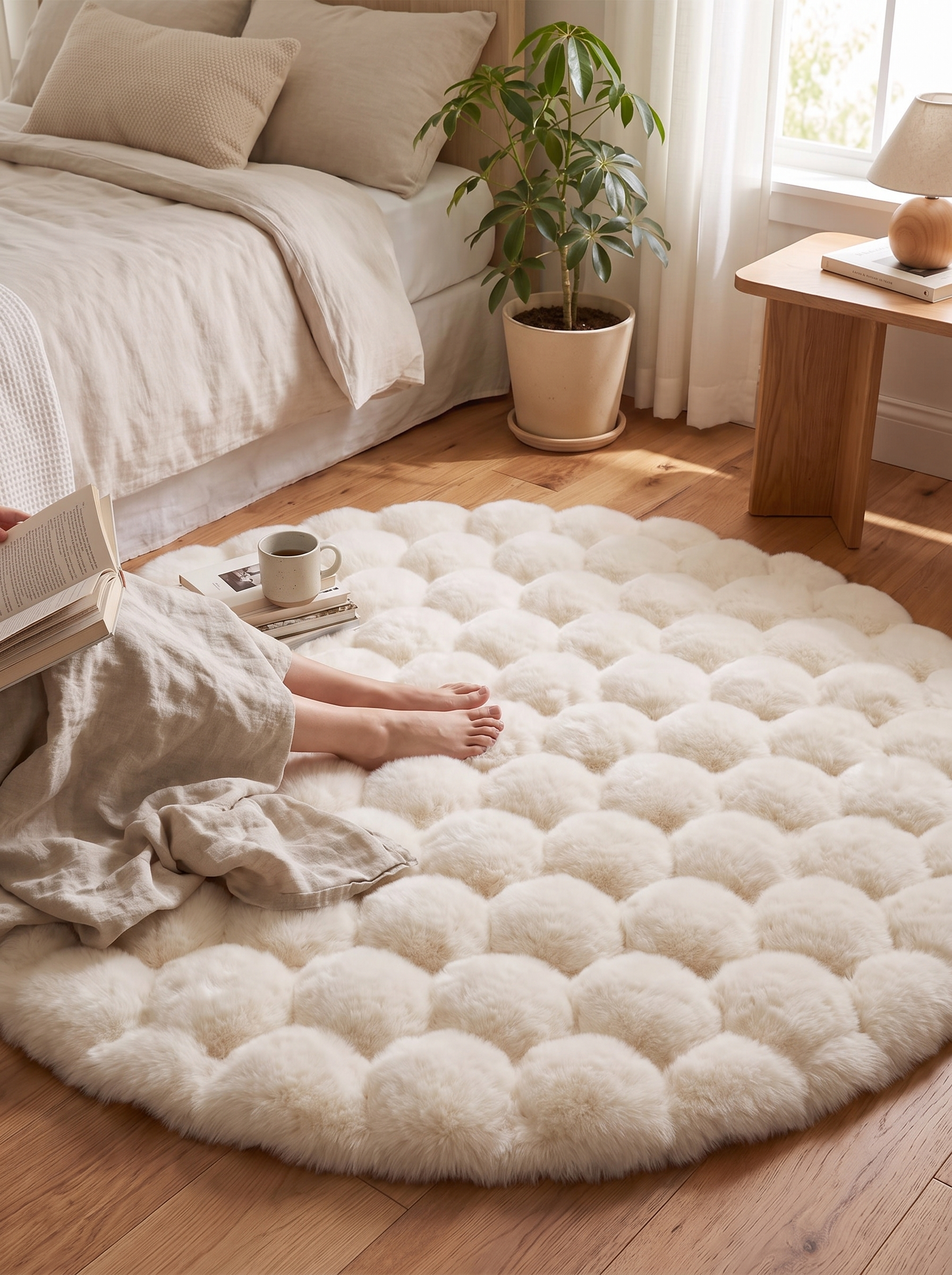 Cloud Comfort Round Rug - A Cosy Finishing Touch
