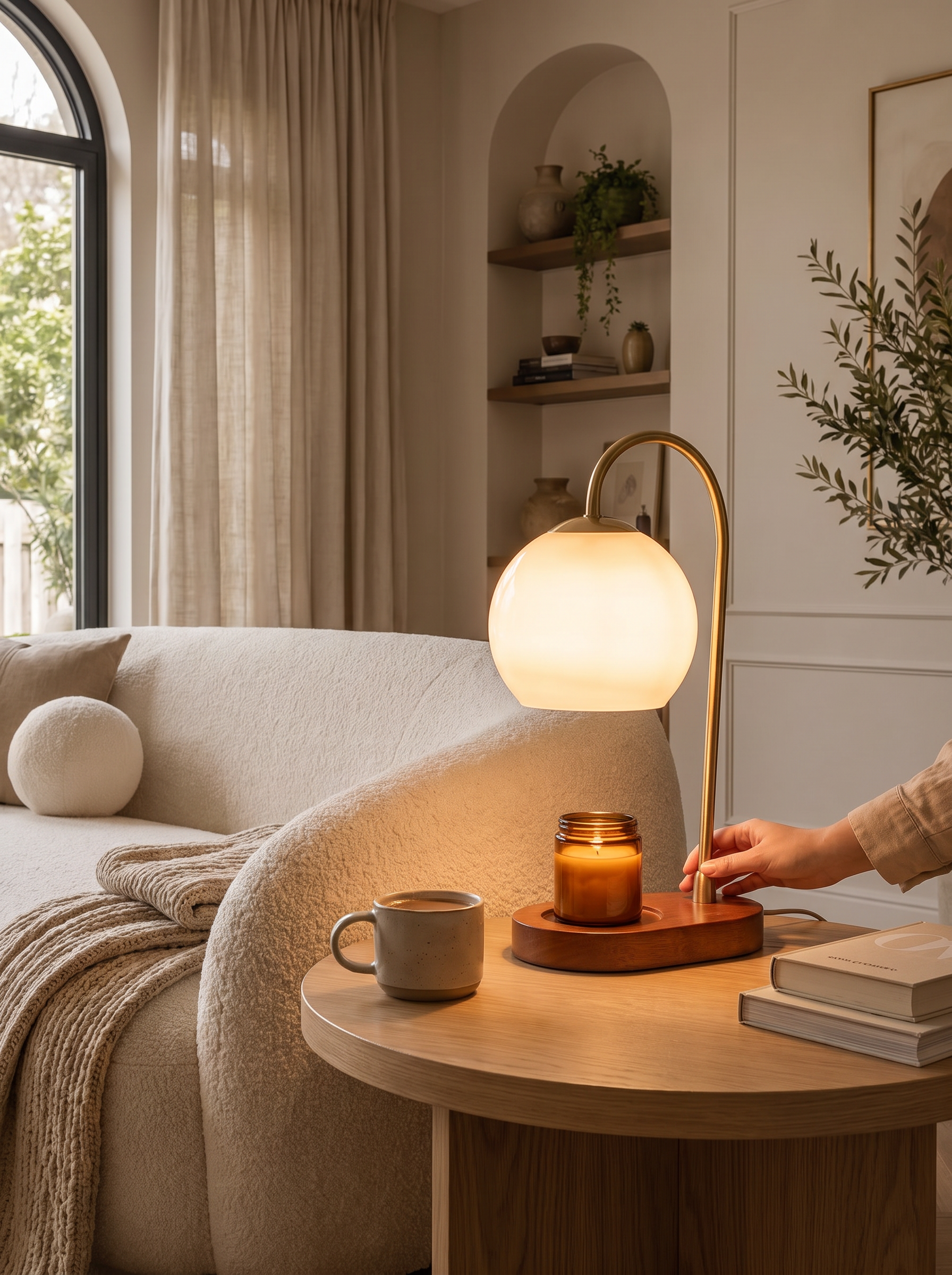 Candle Warmer Table Lamp - Fragrance Without A Flame