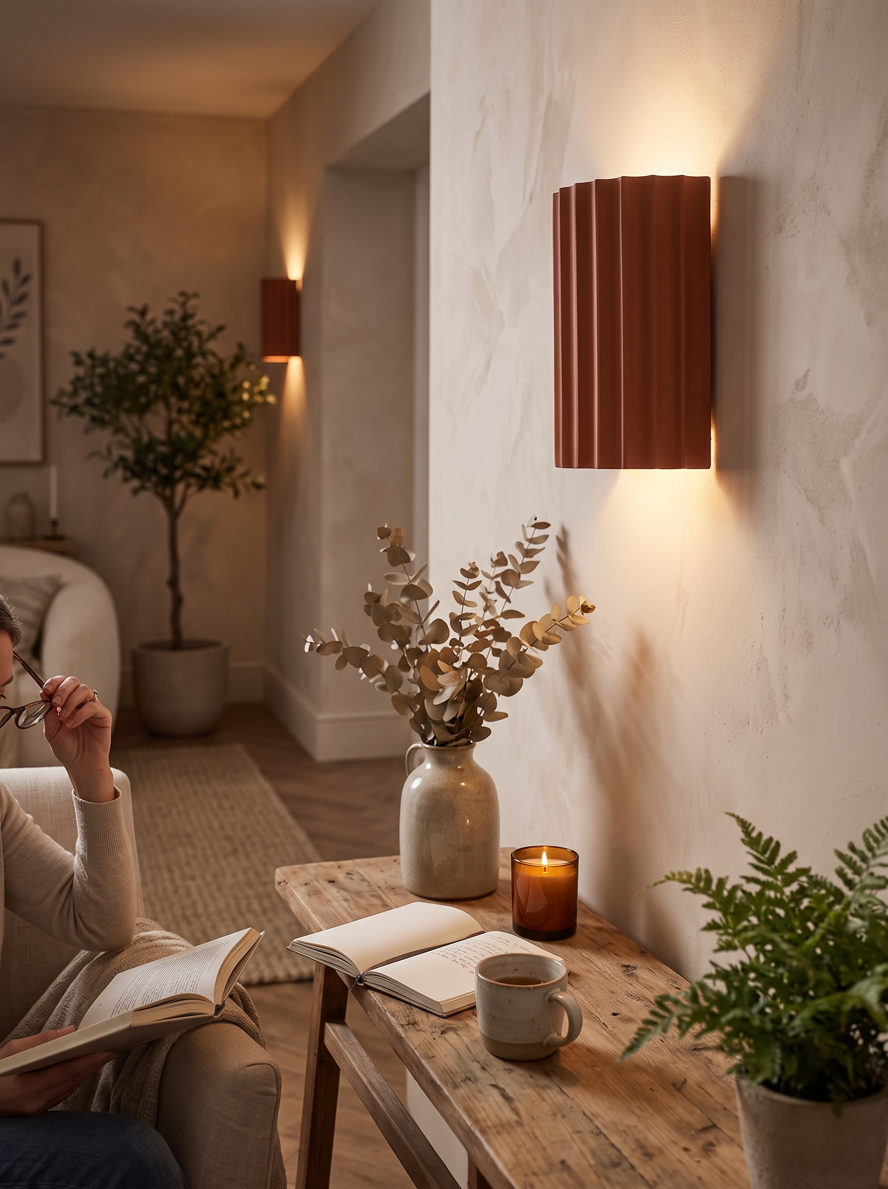 Nordic Resin Wall Lamp - Warmth Above And Below