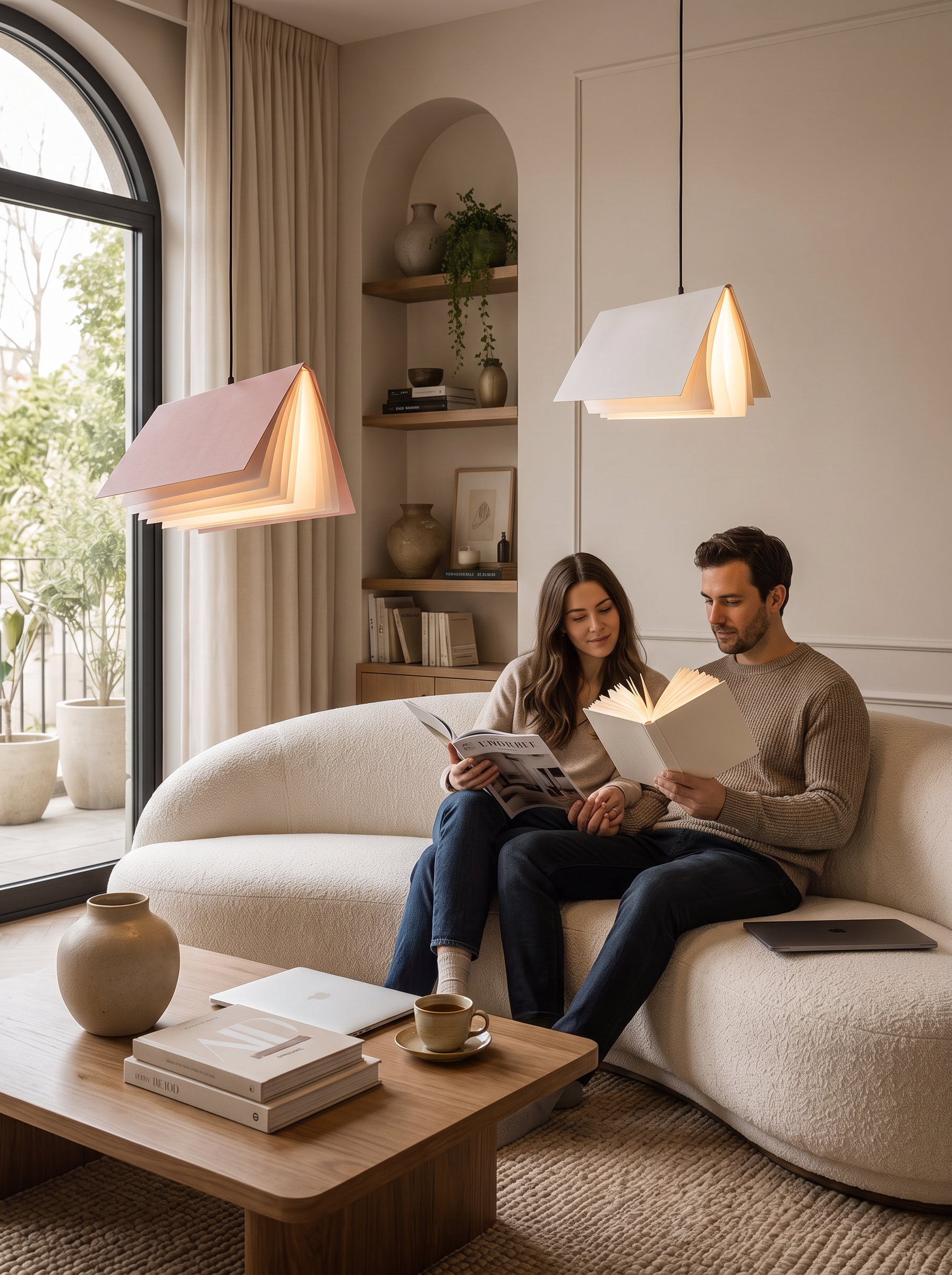 Flying Book Pendant Light - Playful, Yet Grown Up