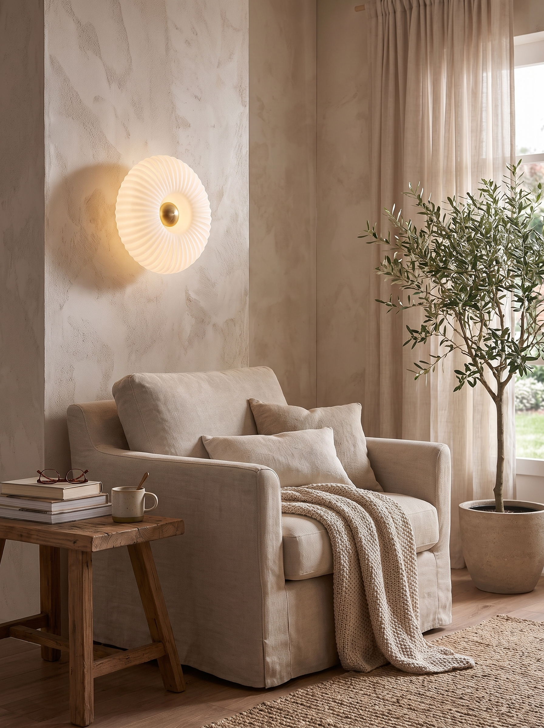 Nordic Glass Wall Sconce - Soft, Sophisticated Light