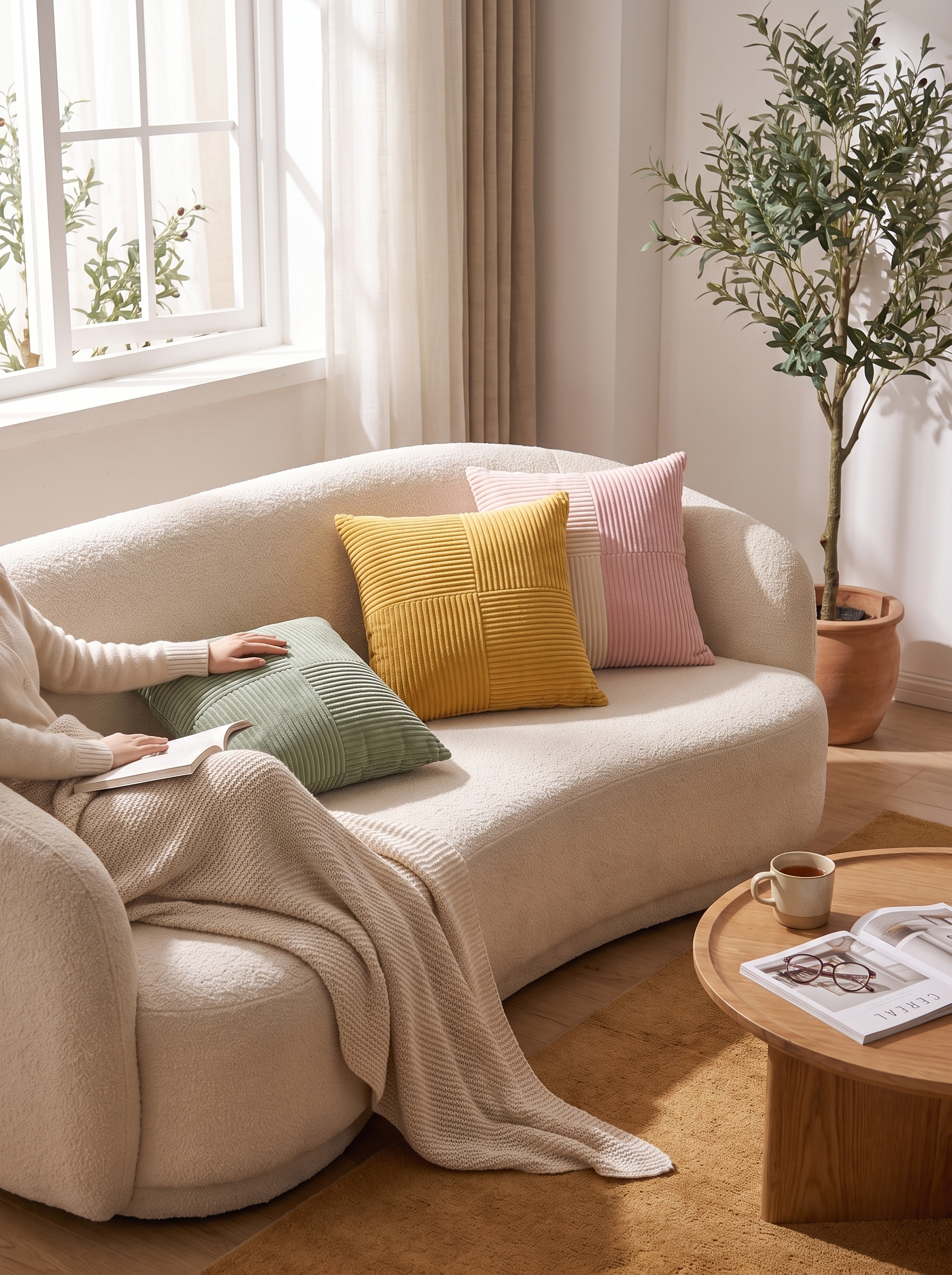Corduroy Cushion Covers - The Quickest Refresh