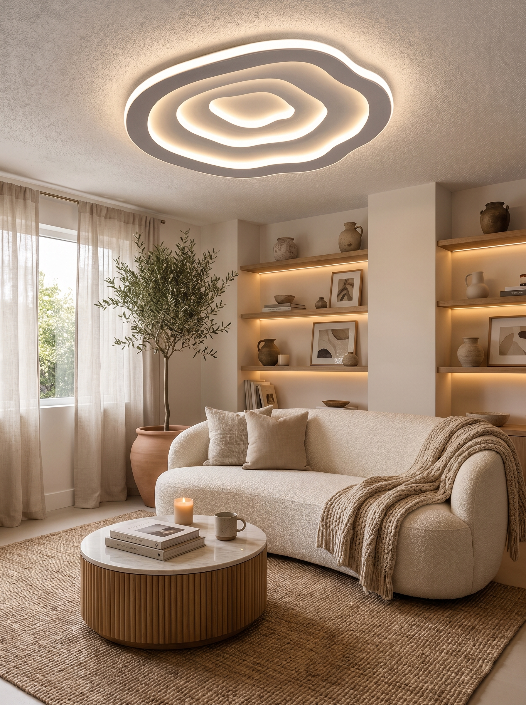 Ripple LED Ceiling Lamp - A Tidy Ceiling