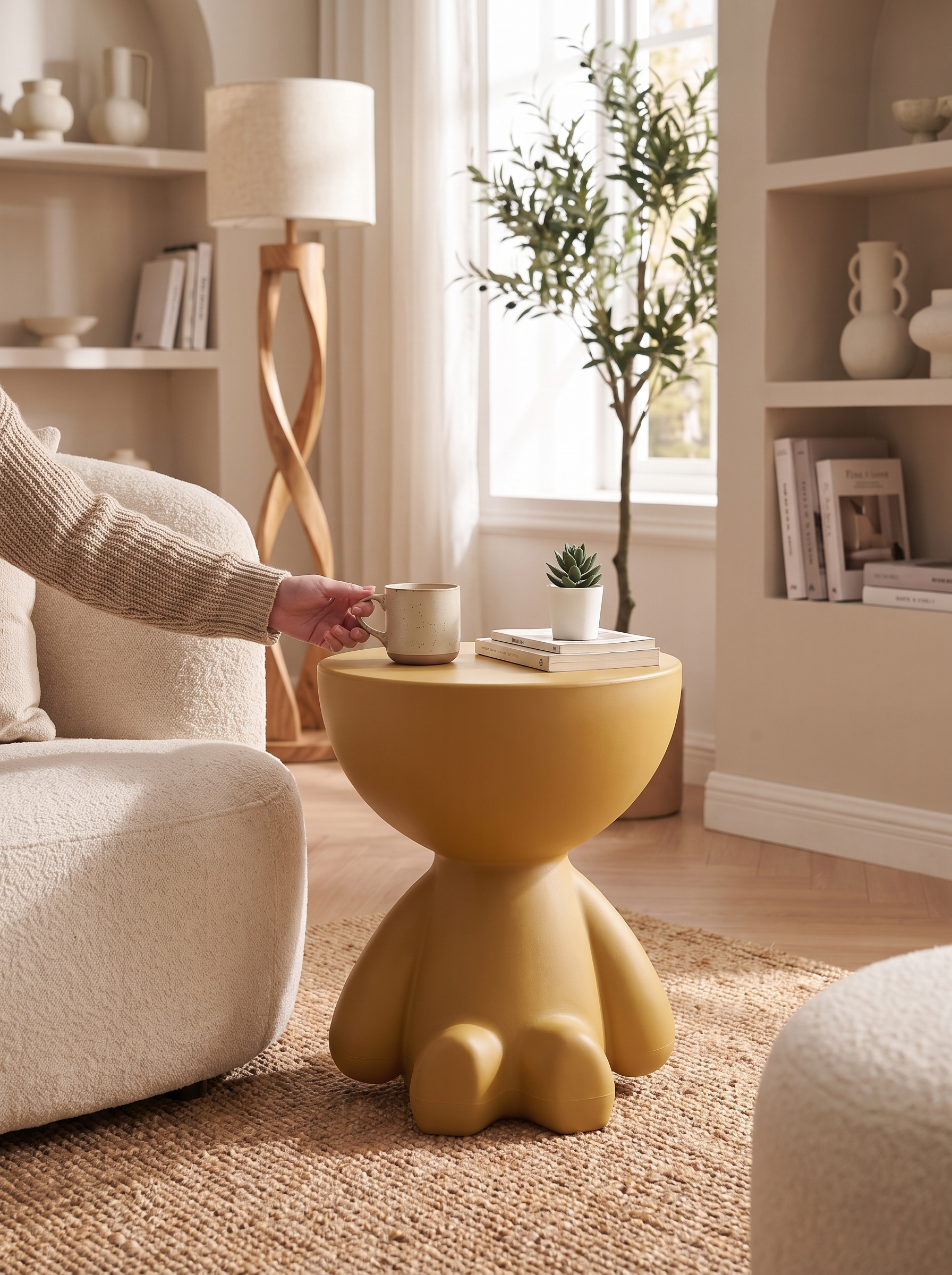 Cartoon Bear Side Table - Character With Function