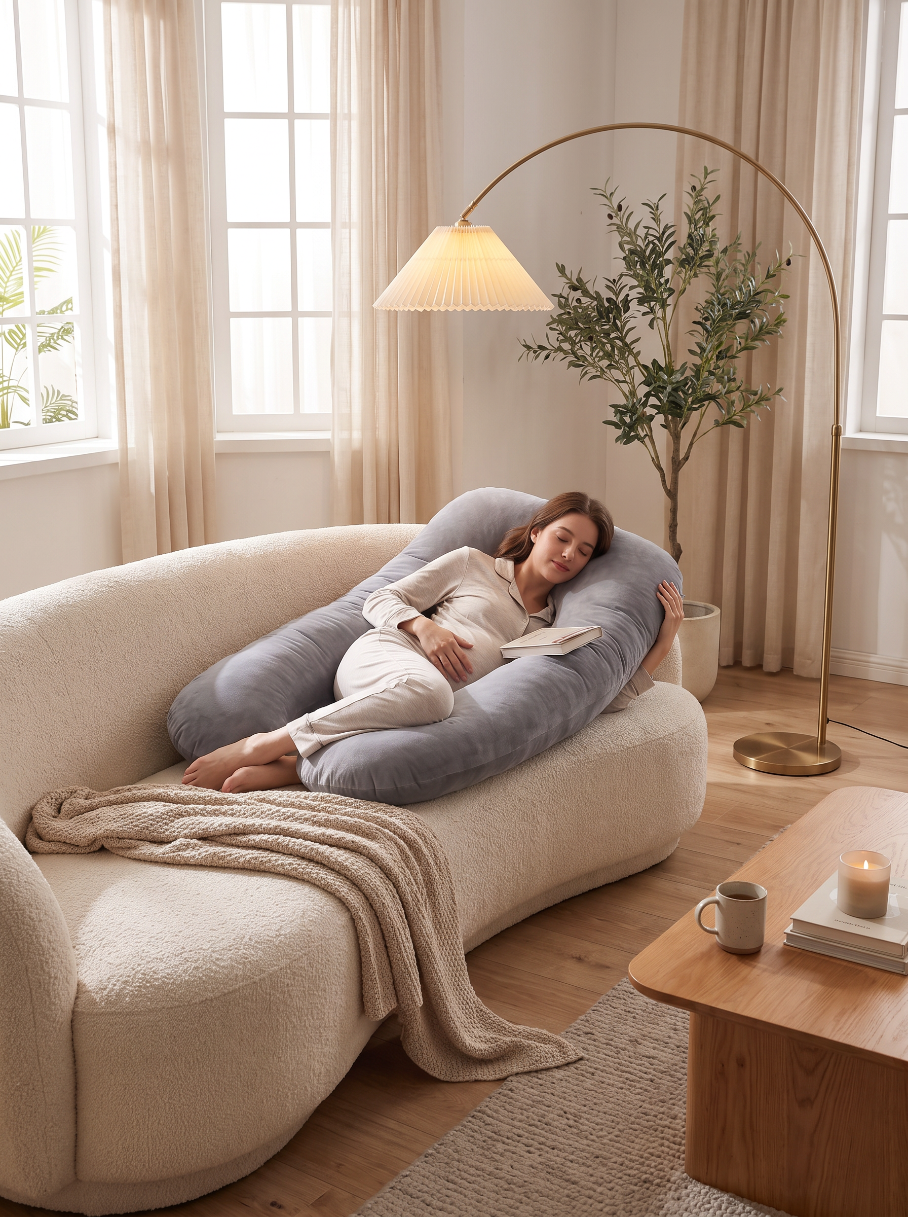 U-Shape Pregnancy Pillow - Cushioning Where You Want It