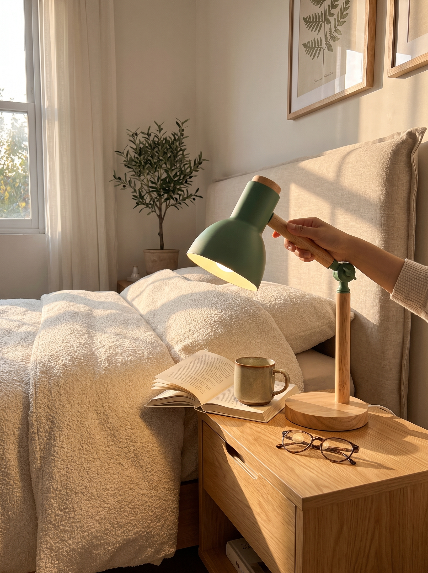 Nordic Wooden Desk Lamp - Light Where You Need It