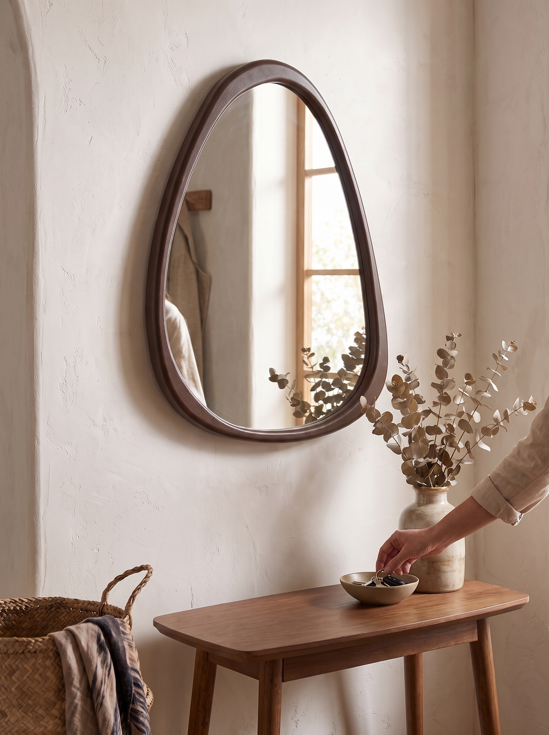 Irregular Wall Mirror - Soften A Boxy Wall