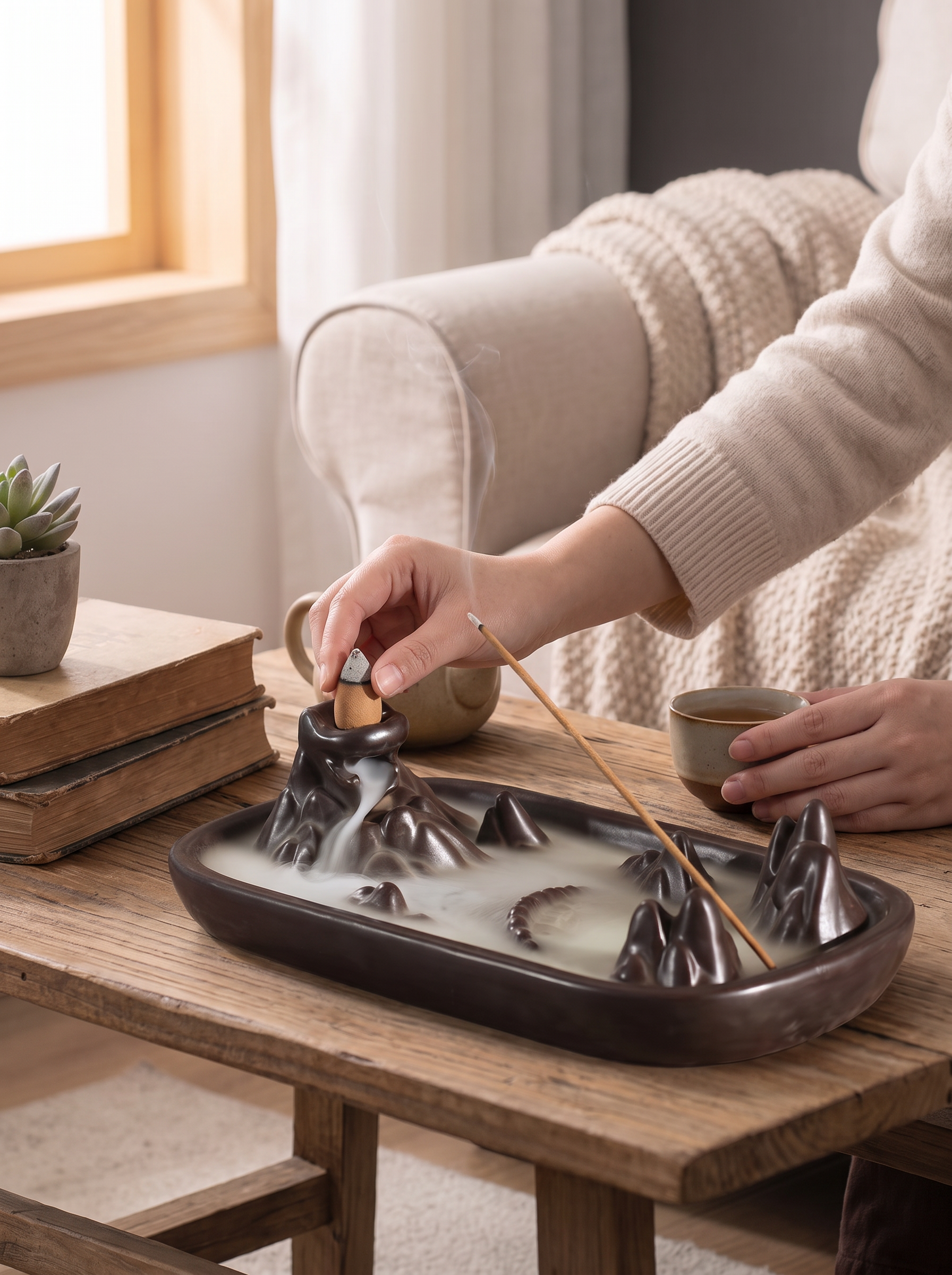 Backflow Incense Burner - A Small Daily Ritual