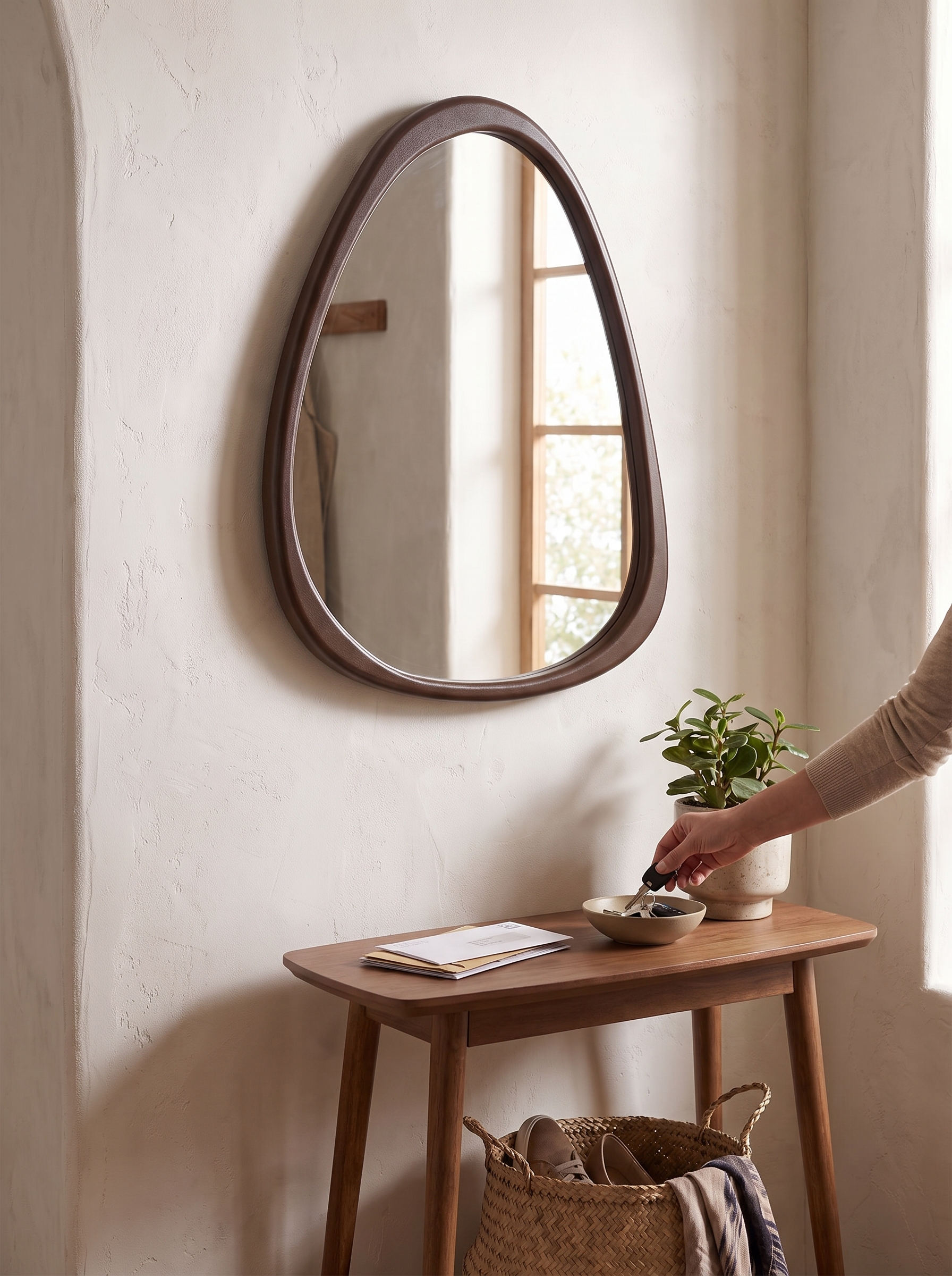 Irregular Wall Mirror - Modern And Uncluttered