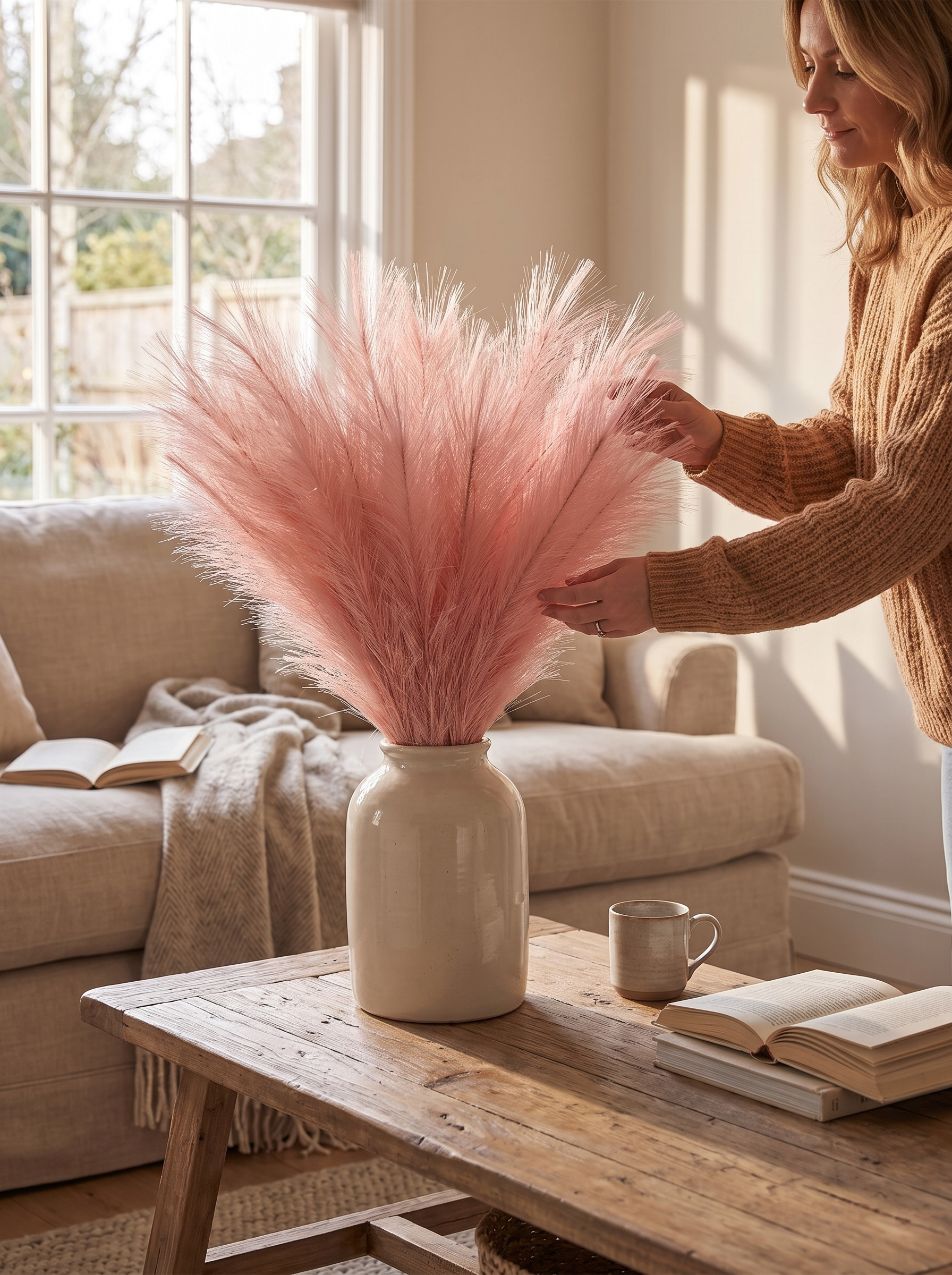 Artificial Pampas Grass - Soft Movement Anywhere