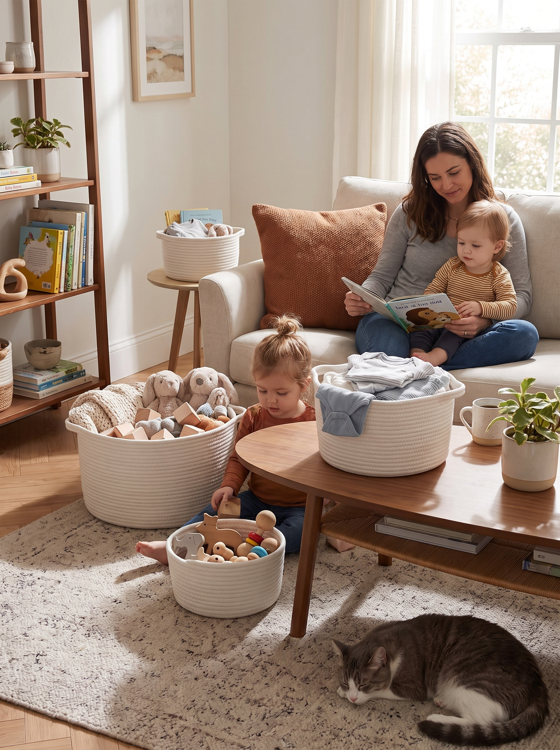 Cotton Rope Storage Basket - Storage Worth Leaving Out