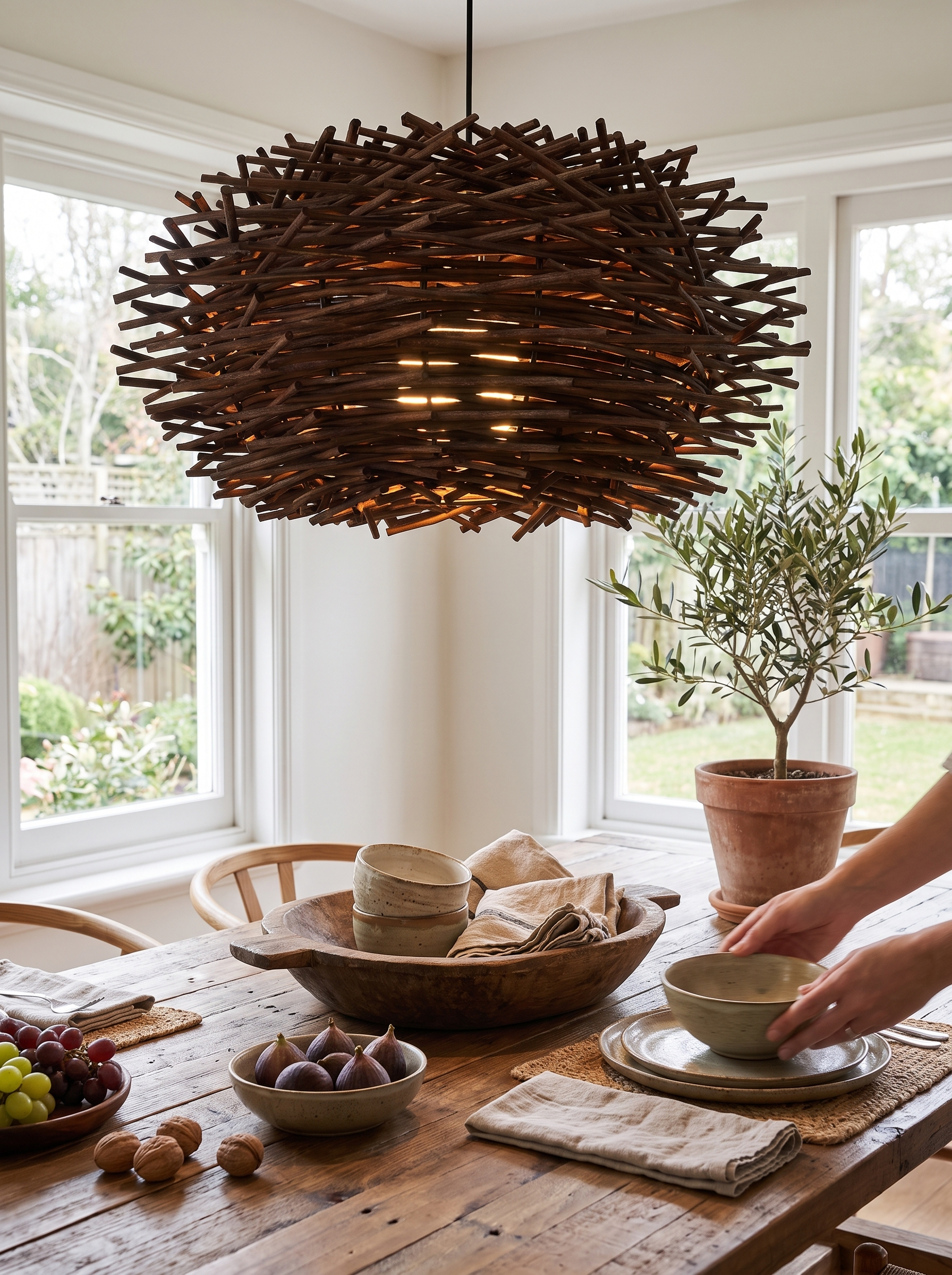 Rattan Pendant Light - Texture You Can Feel