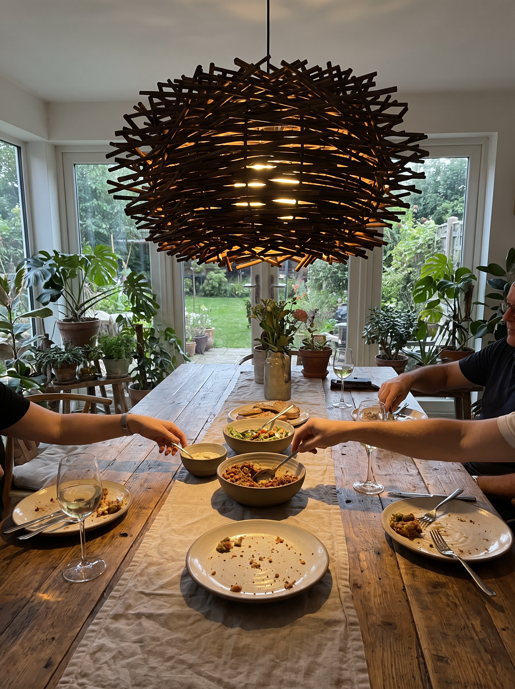 Rattan Pendant Light - Light Even At Larger Sizes