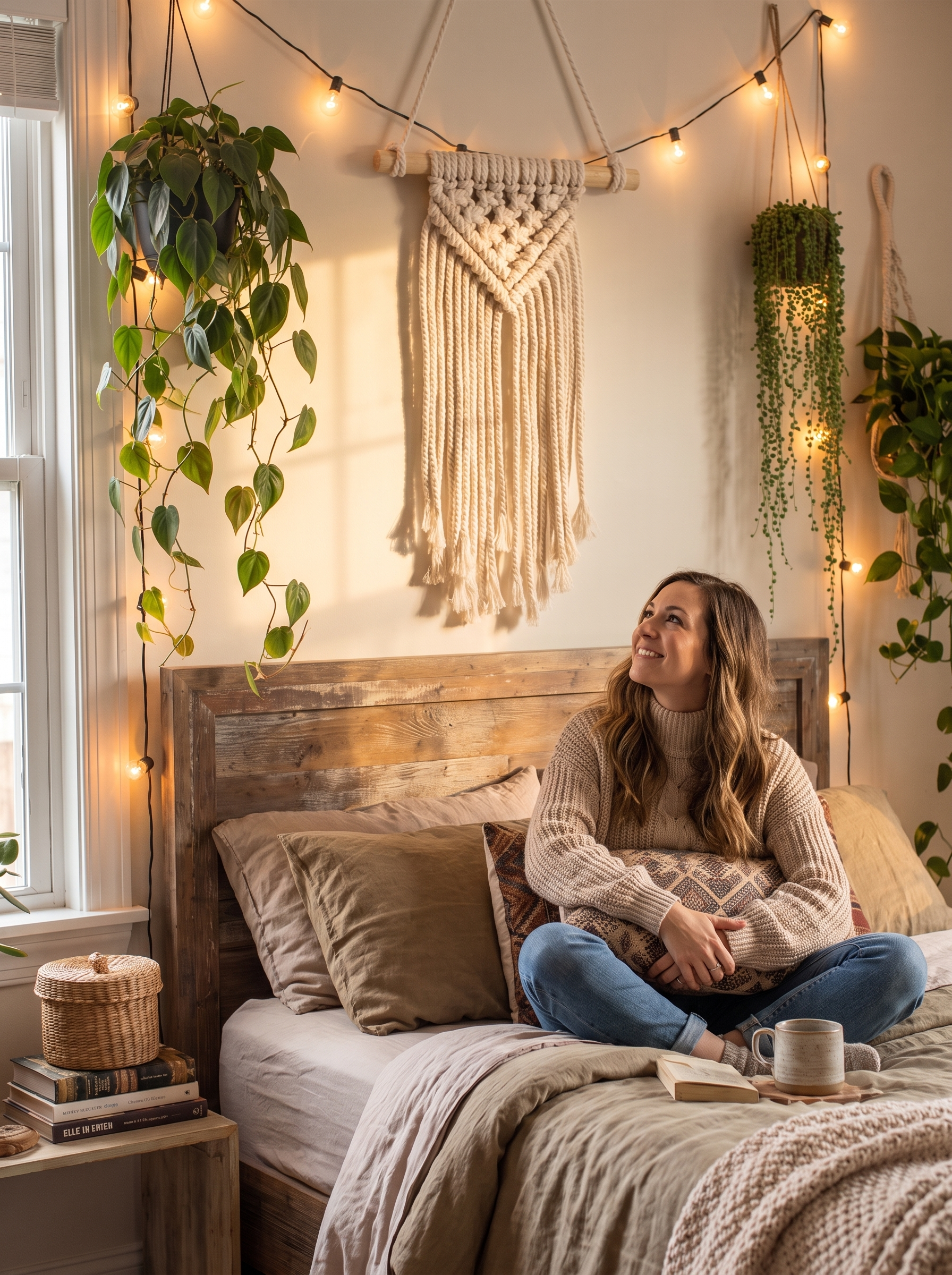 Macrame Wall Hanging - Warmth A Print Cannot Give