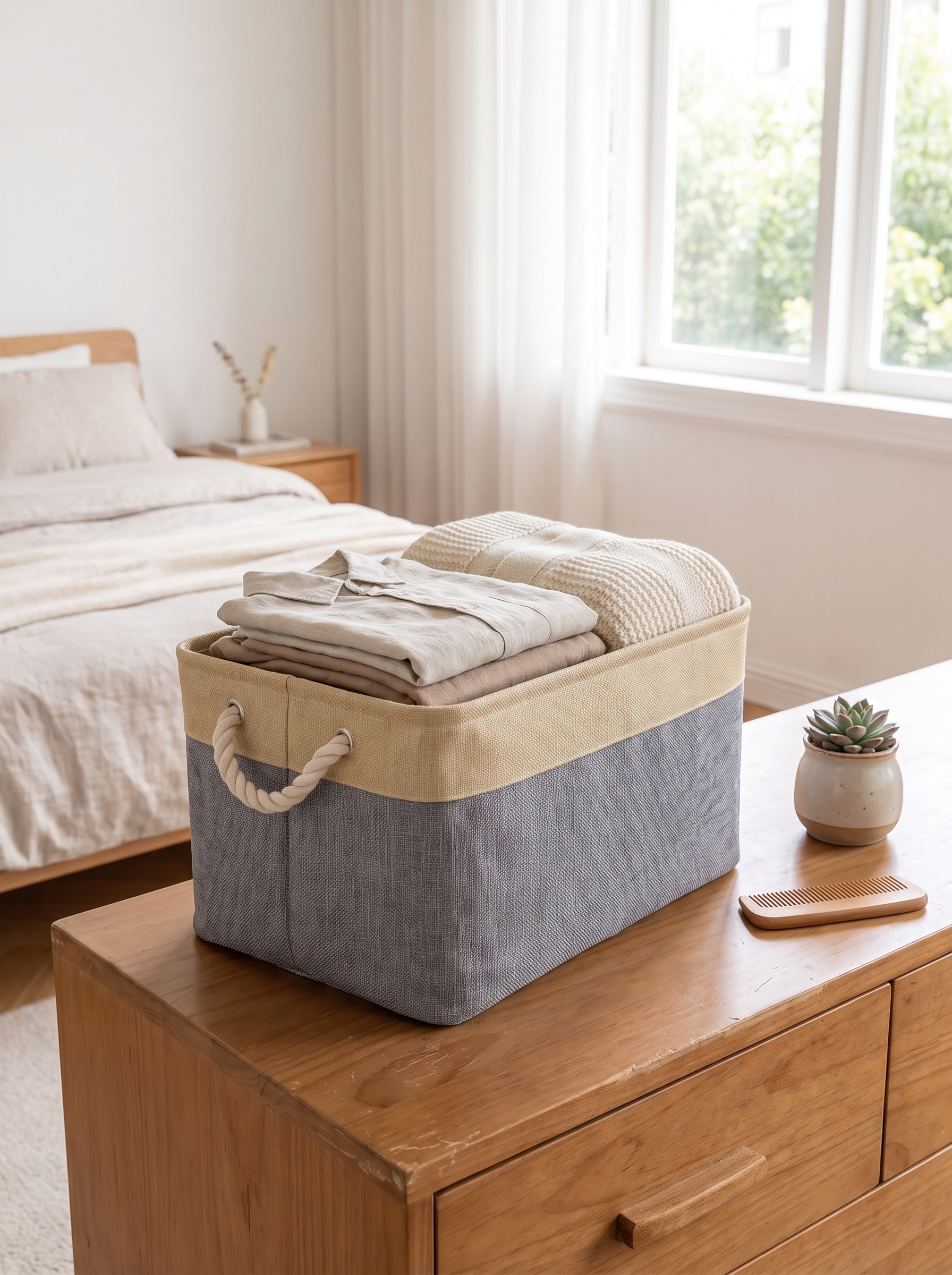 Collapsible Storage Bin - Calm, Minimalist Storage
