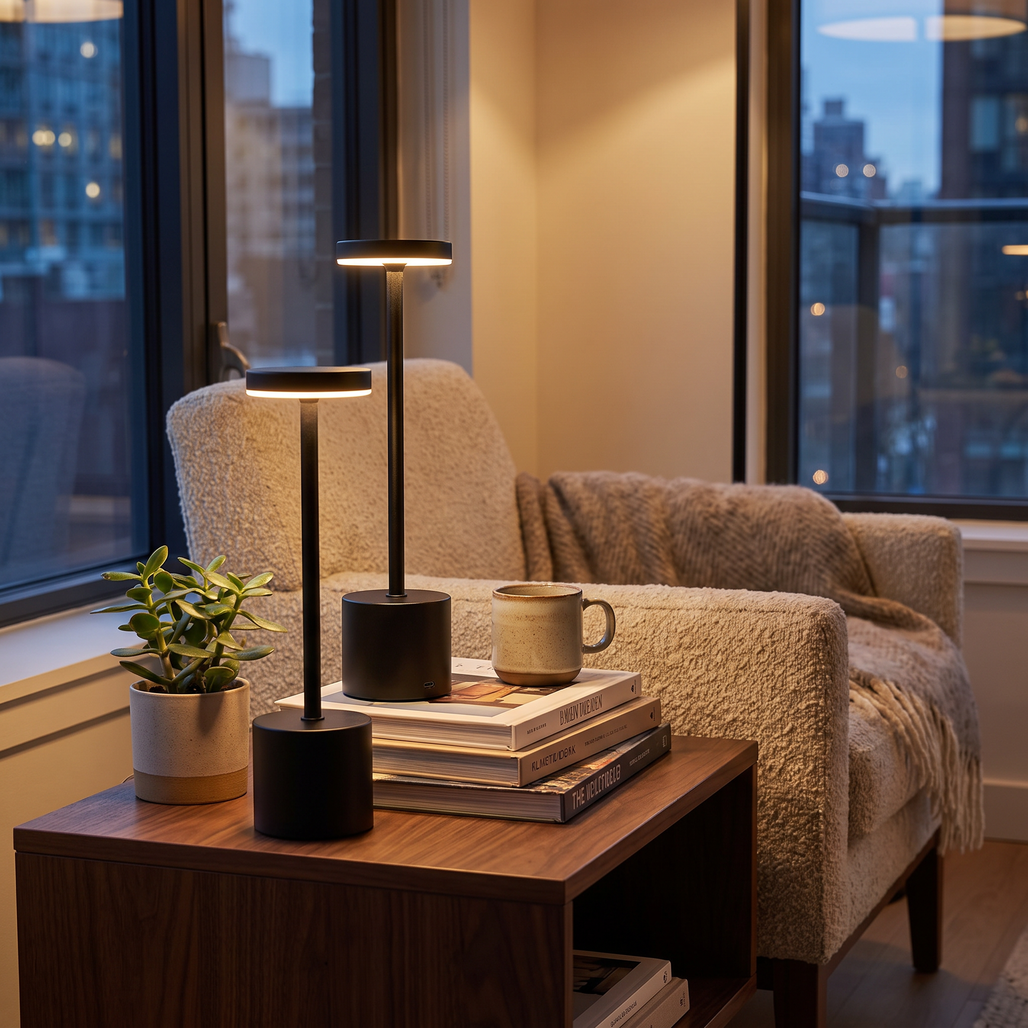 ScandiArc Table Lamp
