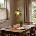 Glass Flower Pendant Light