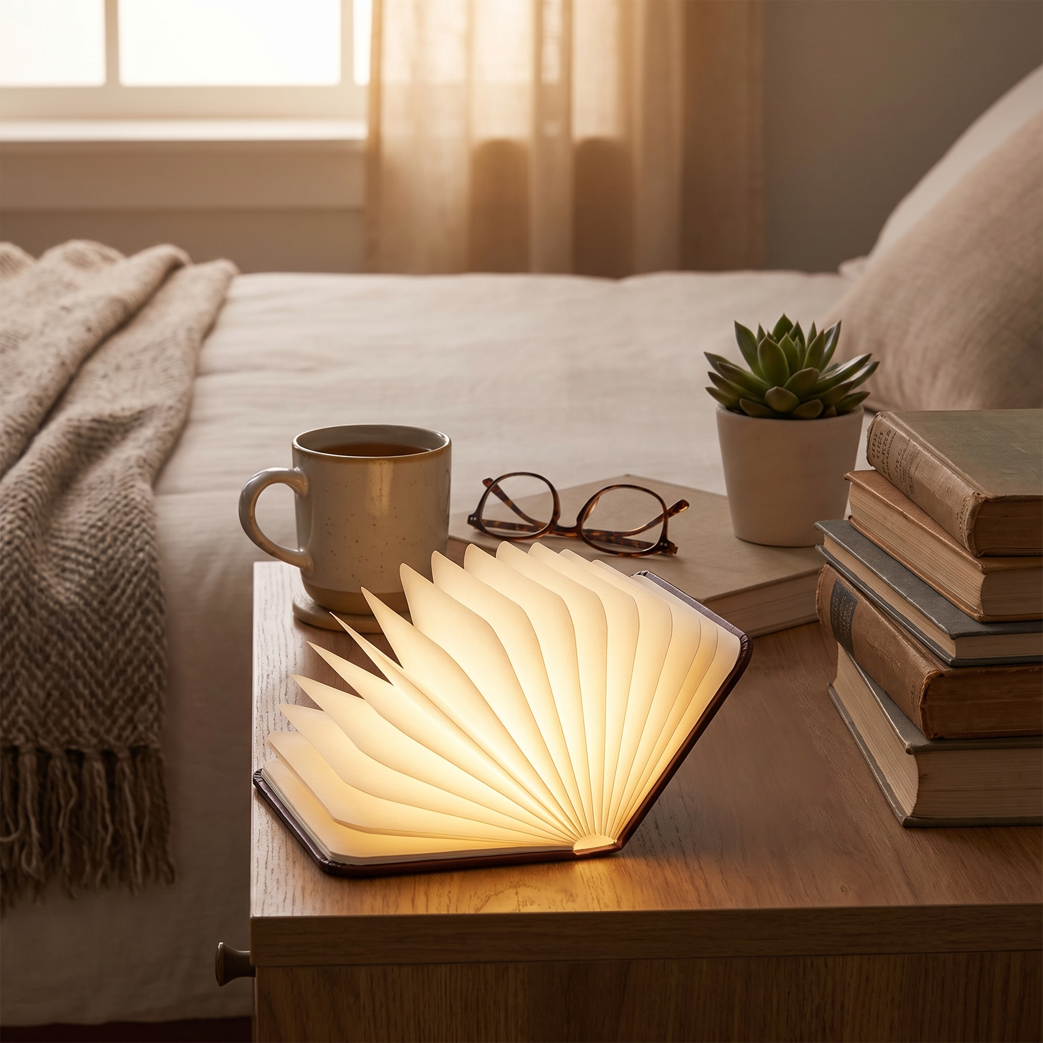 Foldable Book LED Night Light