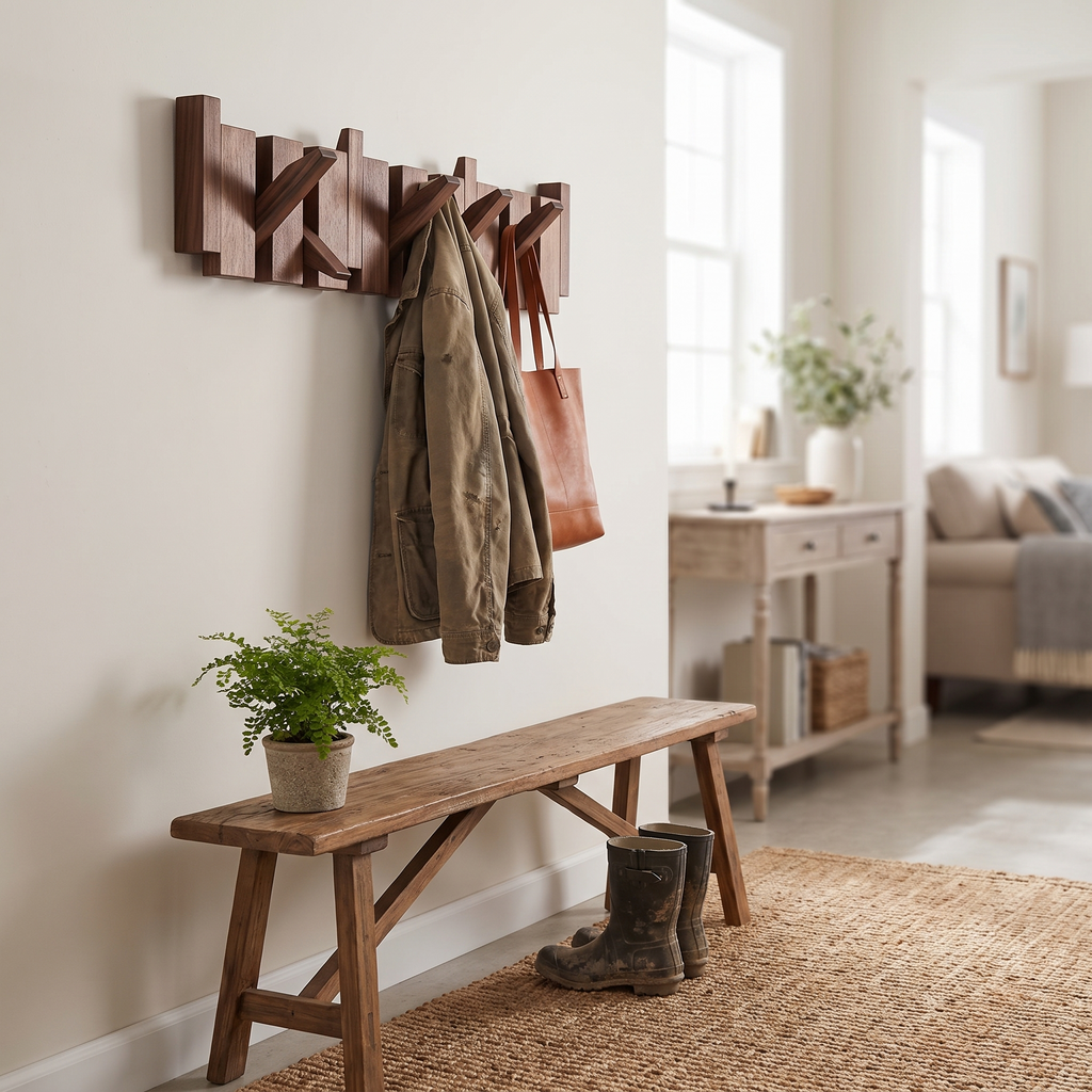 Nordic Wall-Mounted Coat Rack