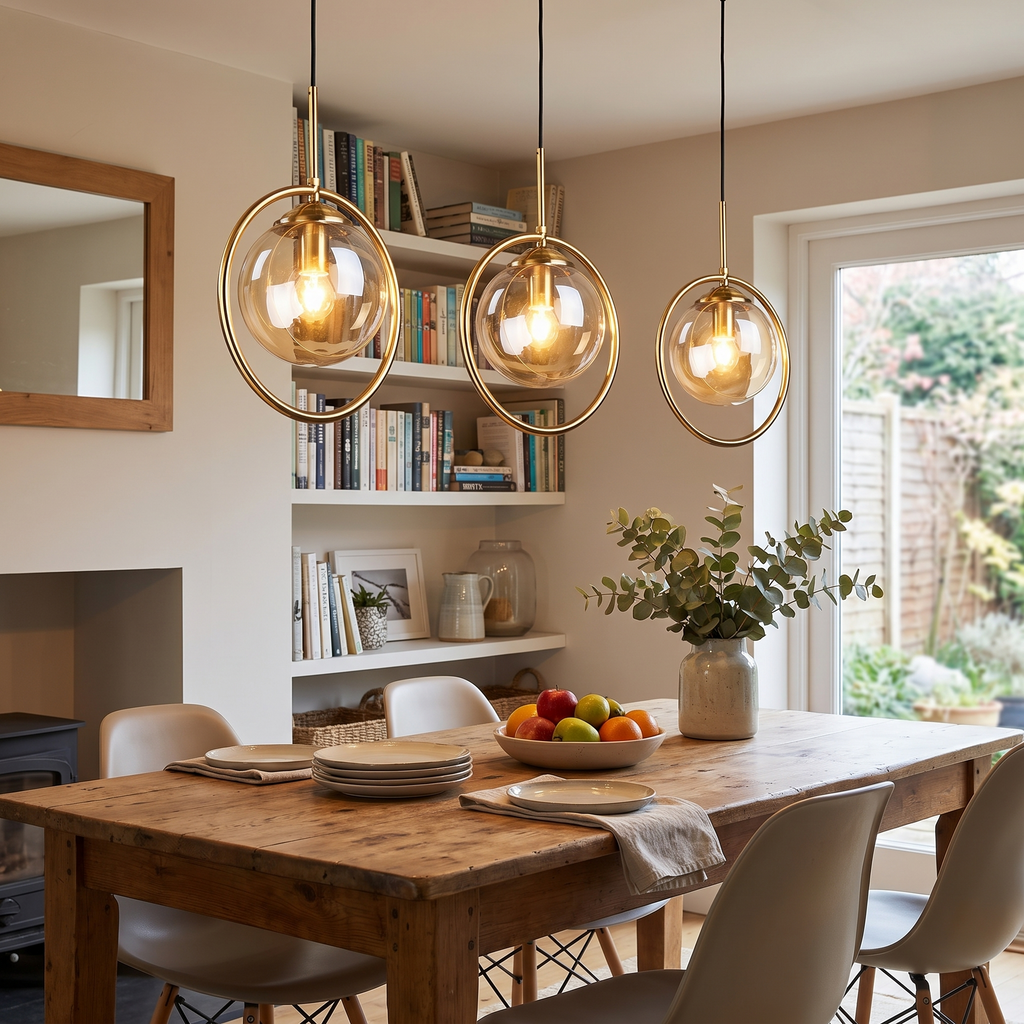 Glass Pendant Light