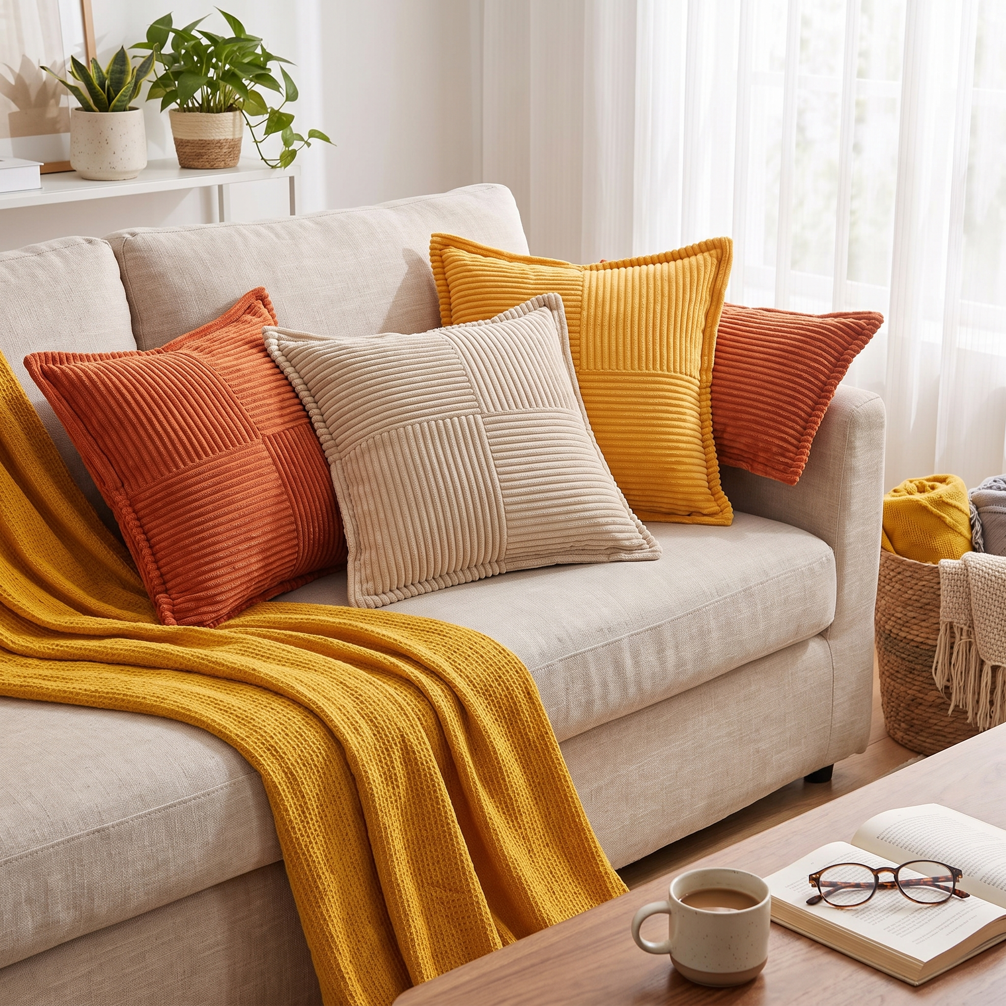 Corduroy Cushion Covers