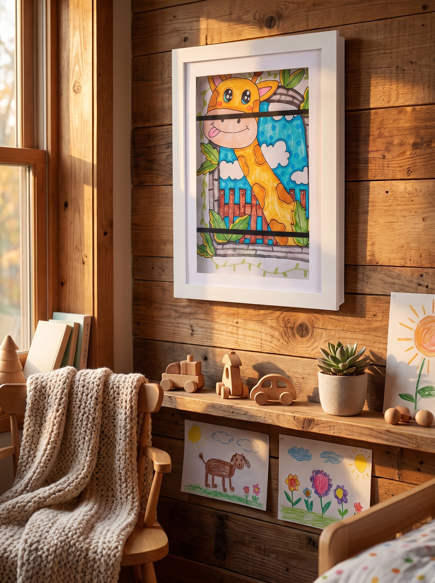 Magnetic Wood Picture Frame lifestyle scene 2
