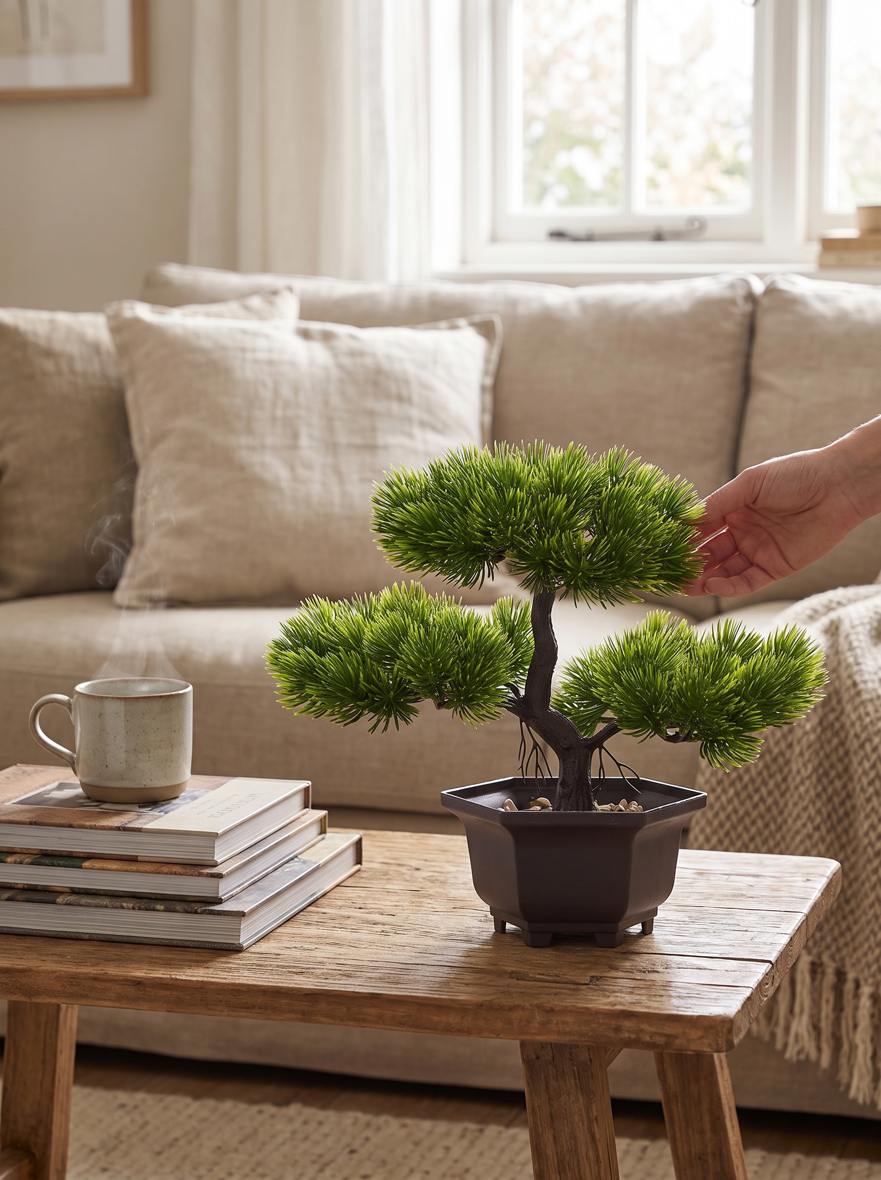 Artificial Pine Bonsai Tree Decor lifestyle scene 3