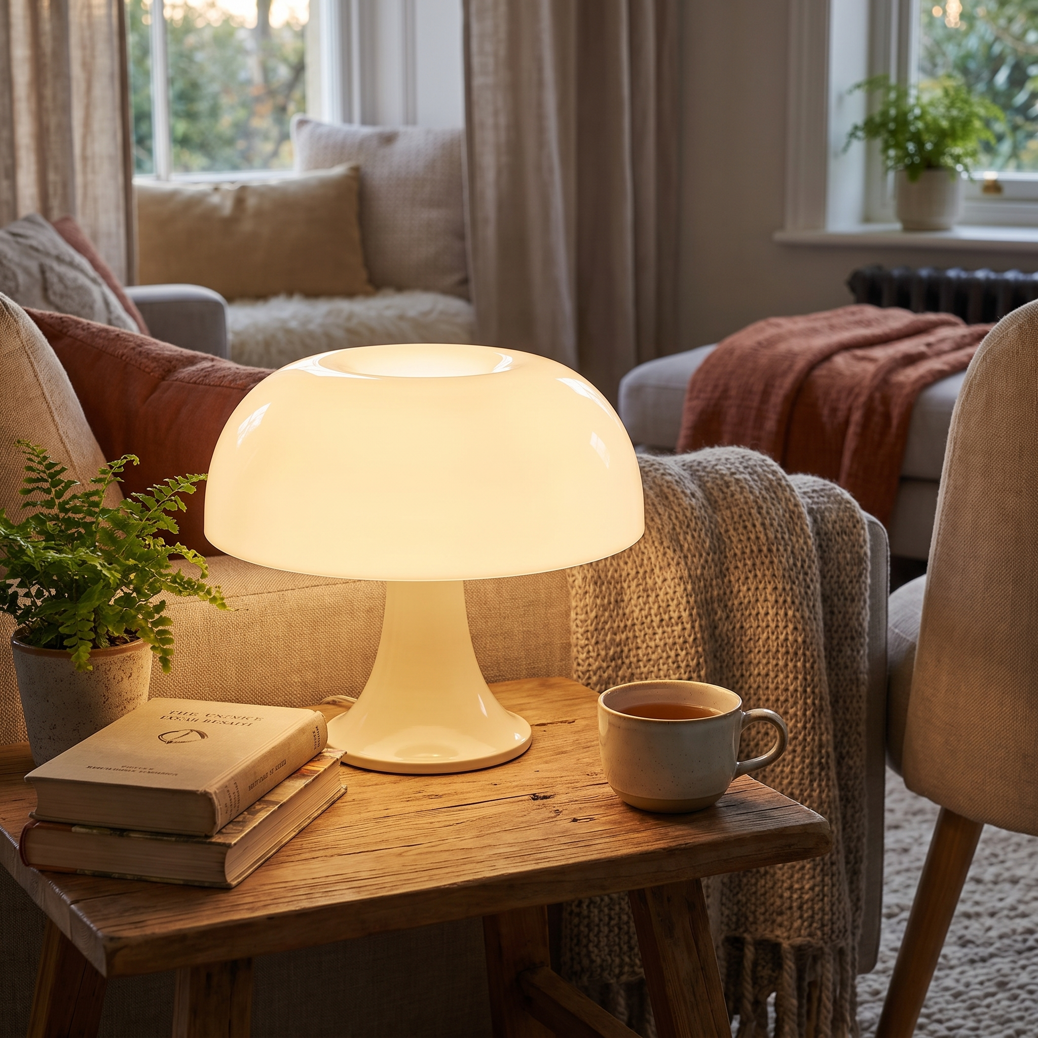 Nordic Retro Mushroom Lamp